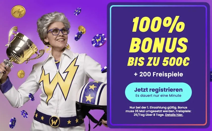 wildz bonus für neukunden