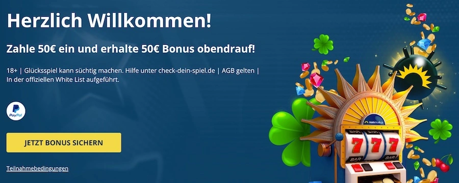 Sunmaker Bonus für Neukunden
