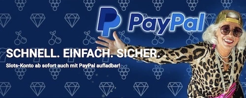 Online Slots mit PayPal Einzahlung