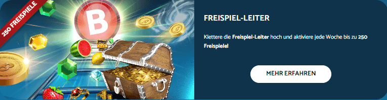 Crazybuzzer Bonus für Bestandskunden: Freispiele Leiter