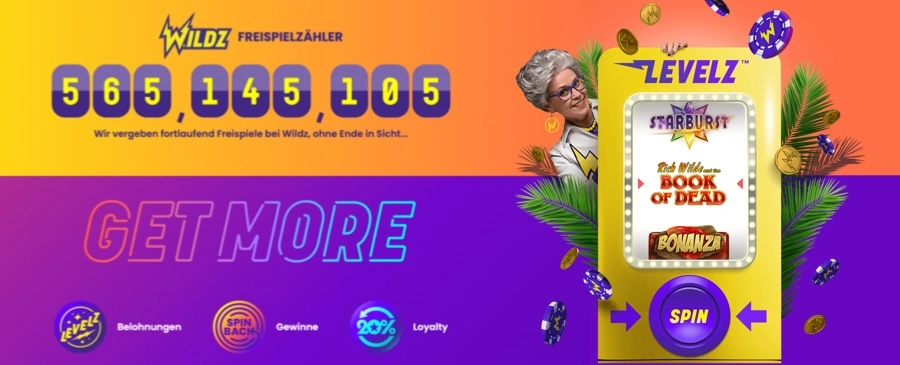 Wildz Casino Bonus für Bestandskunden