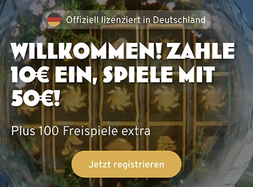 Wunderino Bonus für Neukunden