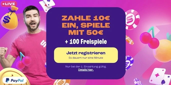 Spinz Bonus für Neukunden