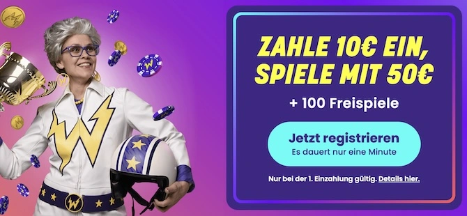 Wildz Casino Bonus für Neukunden