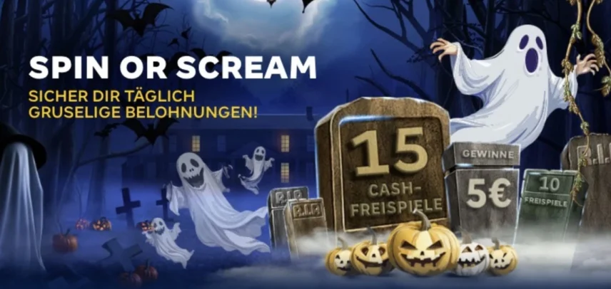 Spin or Scream - Halloween bei Merkur Slots