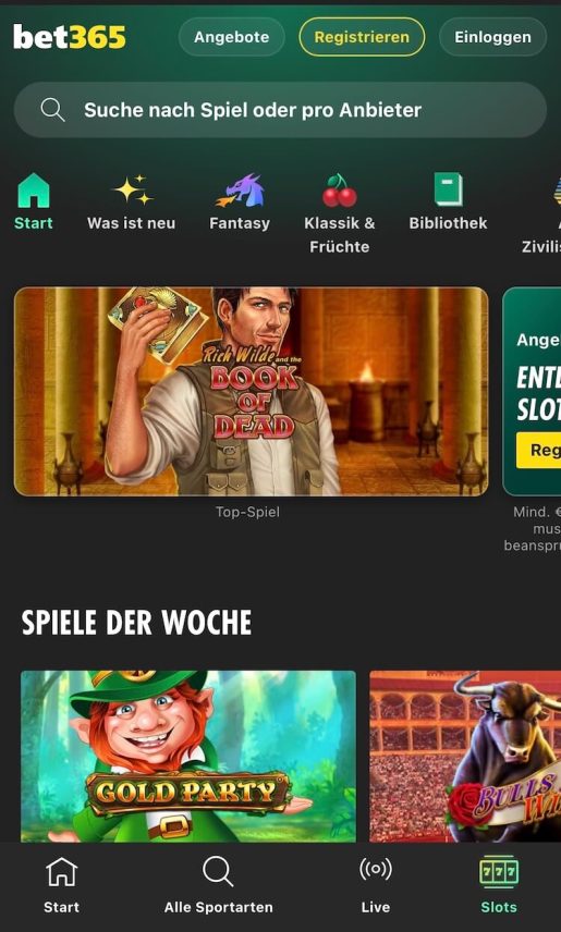 Bet365 Echtgeld Casino