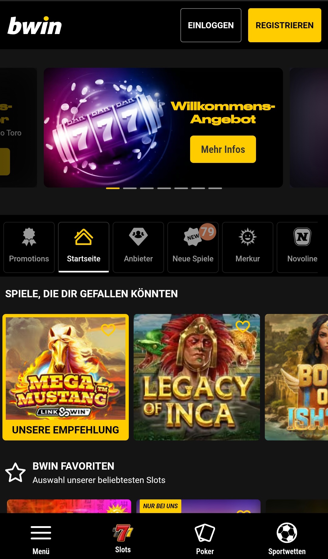 bwin slots