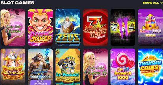 Casineo Slots Spiele
