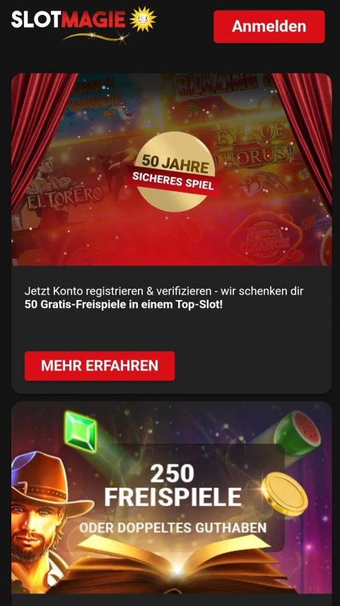 slotmagie app bonus