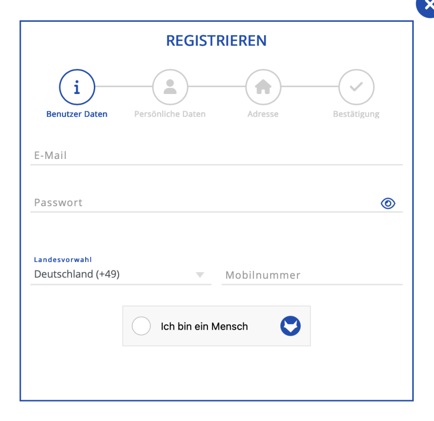 LöwenPlay Registrierung