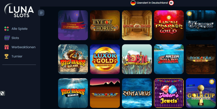 lunaslots spiele