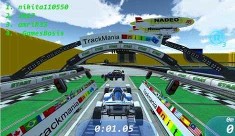 TrackMania Online - Start